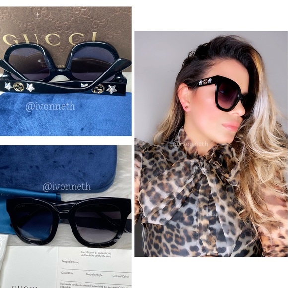New 💯Authentic Gucci Black Gg0208s